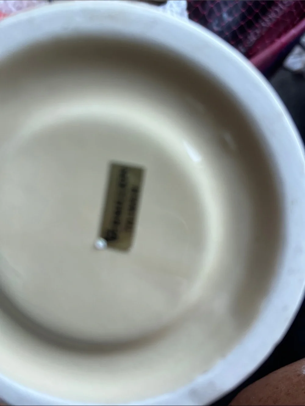 Vermillion tea light